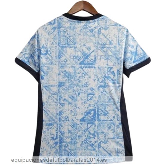 Nuevo 2ª Camiseta Mujer Portugal 2024 Azul Baratas